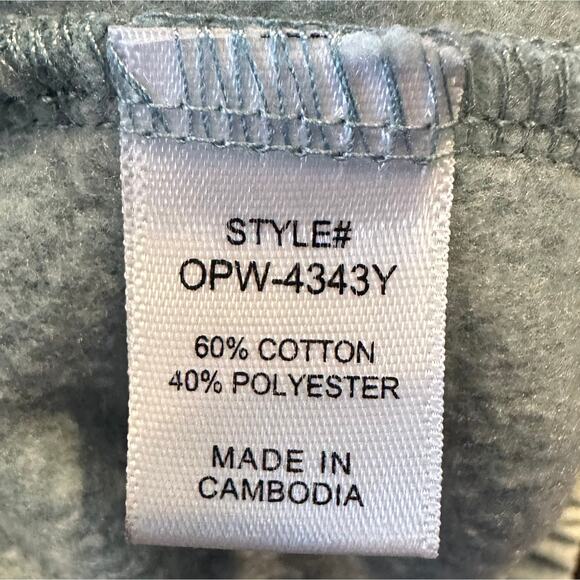 NEW, Ash Blue Acid Washed Palazzo Raw Hem Wide Leg Sweatpants Women’s Sz Lg K633 - Picture 11 of 12